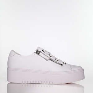 Clothing: Minx - Zip Pop // White