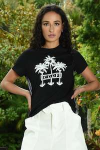 Coop - Coconut Grove T-Shirt // White // Black