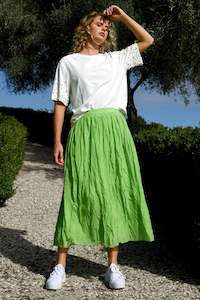 Curate - Spin Me Around Skirt // Green