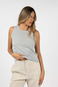 Clothing: Humidity - Reina Tank // Ice Blue