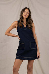 Clothing: Humidity - Galaxy Shift Dress // Dark Blue