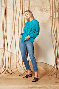 Verge - Flossie Blouse // Marine