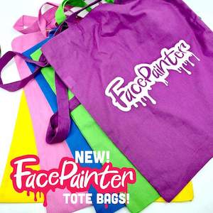 Face Painter Tote Bag