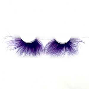 Bodyfx Festival 2020: Floating Feather Purple Lashes