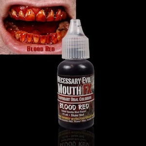 Necessary Evil Mouth Blood