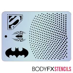 Facepaint Tools: Comic Pop Art Stencil