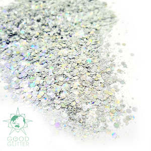 Biodegradable Glitter- Silver Holographic