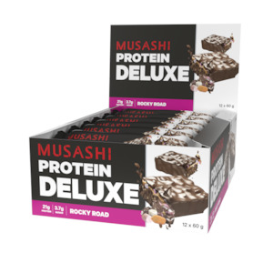 MUSASHI Deluxe Protein Bar 60g - Box of 12