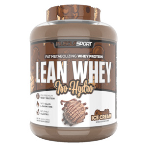 MuscleSport Lean Whey ISO Hydro | 5lb 65 Serves