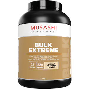 MUSASHI Bulk Extreme Protein Powder - 2kg