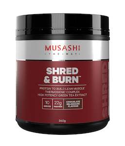 MUSASHI Shred & Burn Protein Powder - 340g