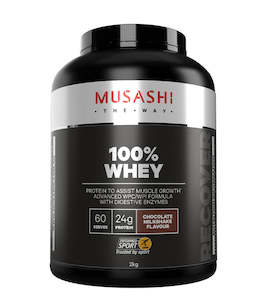 MUSASHI 100% Whey Protein Powder - 2kg