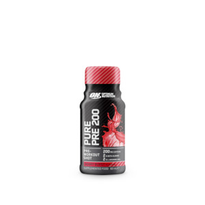 OPTIMUM NUTRITION Pure Pre 200 Pre-Workout Shot - 60ml x 12