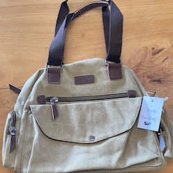 Meat processing: Canvas Handbag Light Brown