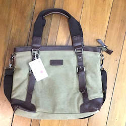 Canvas Office Bag Light Brown