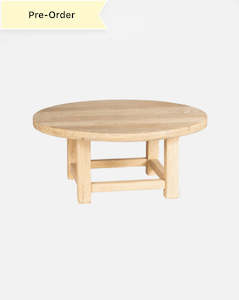 Furniture wholesaling: ELM ROUNDIE COFFEE TABLE