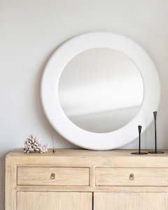 BIANCA PLASTER MIRROR