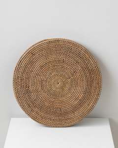 Round Rattan Placemat - Set Of 4