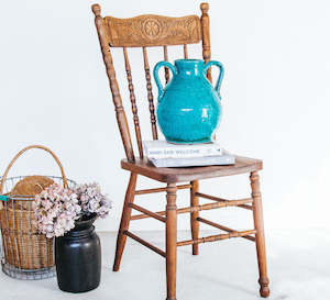 Furniture: Vintage Spindle-Back Dining Chair