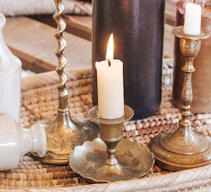 Brass Vintage Candleholder