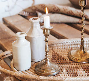 Brass Vintage Candleholder