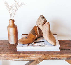 Vintage Wooden Shoe Lasts (pair)