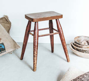 Vintage Wooden Stool