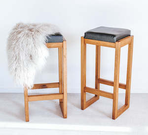 Mid Century Modern Bar Stools - Set of 2