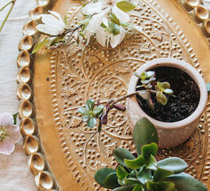 Vintage Brass Tray