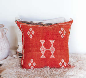 Moroccan Cactus Silk Cushion - 50x50cm