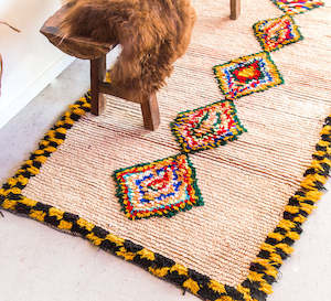 Vintage Moroccan Boujaad Runner 90x222cm