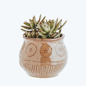 Plant Lover: Stoneware Flower Pot (large) - NEW