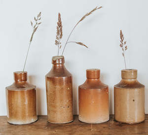 Plant Lover: Vintage Stone Crock Bottle