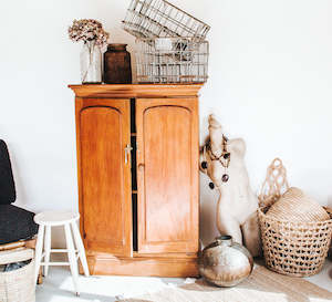 Vintage Rimu Cupboard