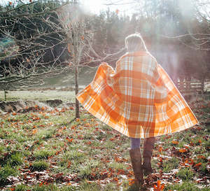 Autumn: Vintage Wool Blanket