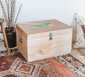 Vintage Wooden Storage Box