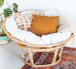 Dad: Cane Papasan Chair - NEW