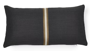 Jasper Cushion Cover 40x80 - Faded Black