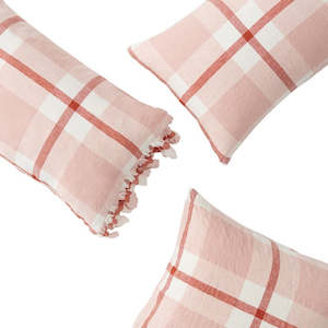 Floss Check  Pillowcase Set