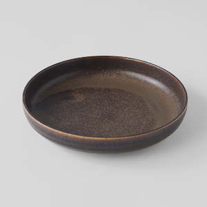 Homewares: Mocha High Rim Plate