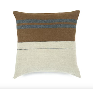 Highland Stripe Cushion - Smoke