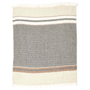 Beeswax Stripe Belgian Throw