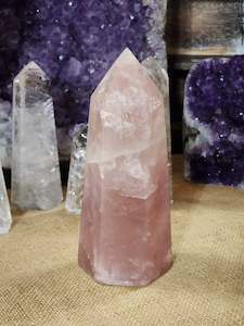 Dark Rose Quartz Tower