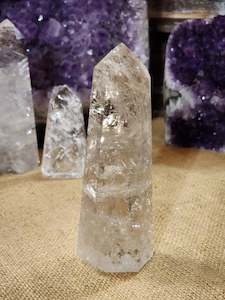 Crystal glass: Smokey Rutile Quartz