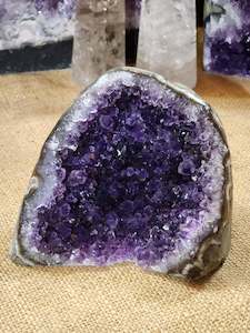 A Grade Cut Base Amethyst Geode