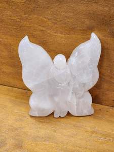 Crystal glass: Pink Calcite Fairy