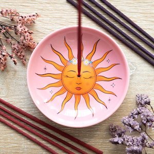 Crystal glass: The Sun Celestial Ceramic Incense Holder