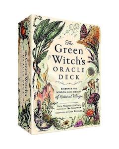 Crystal glass: Green Witch's Oracle Deck