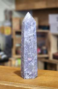 Crystal glass: Lepidolite Tower