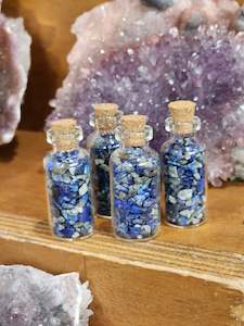 Crystal glass: Lapis Lazuli vial